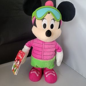 Brand NewDisney HOLIDAY CHRISTMAS MUSICAL DANCING MINNIE MOUSE 13" PlushSTUFFED